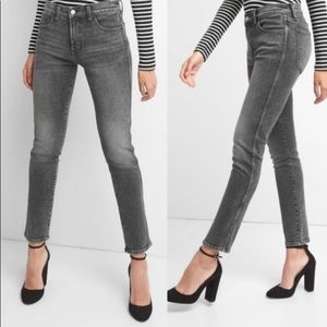 GAP slim straight high rise jean